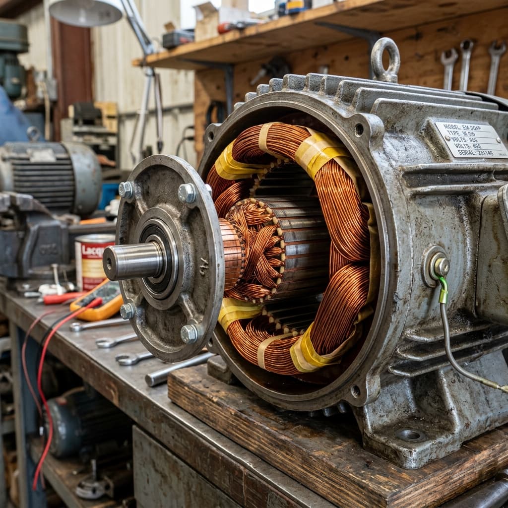 Borewell Motor Rewinding - after
