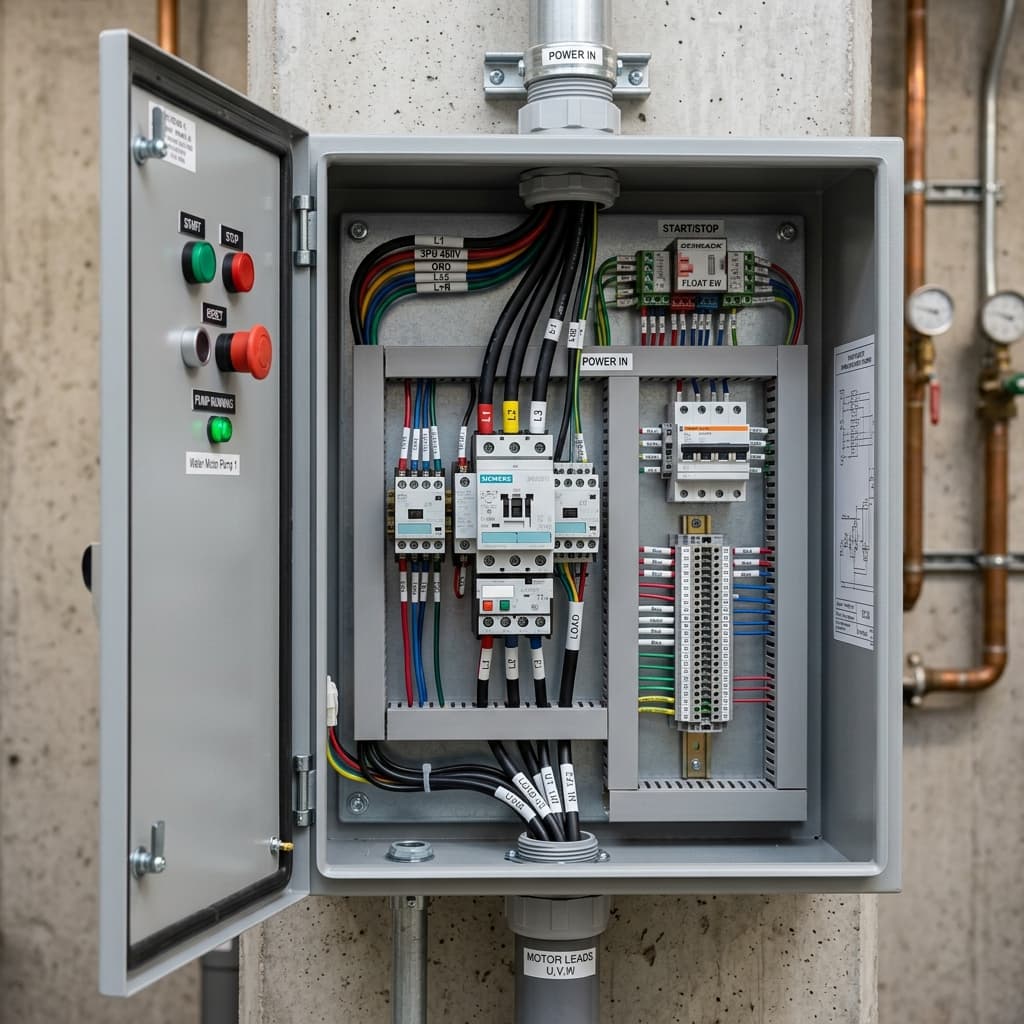 Starter Panel Repair - after